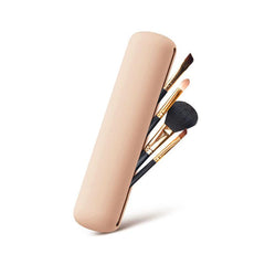 Silicone Cylinder Makeup Brush Holder Waterproof Travel Case
