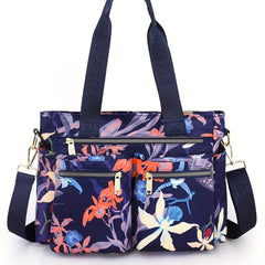 Geometric Pattern Crossbody Bag for Travel Shopping