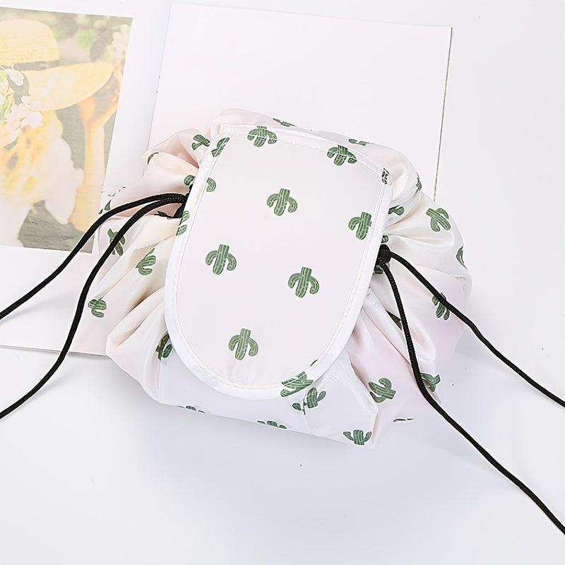 Large Travel Toiletry Bag Drawstring Cosmetic Organizer