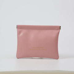 Mini Lipstick Storage Bag Faux Leather Coin Purse