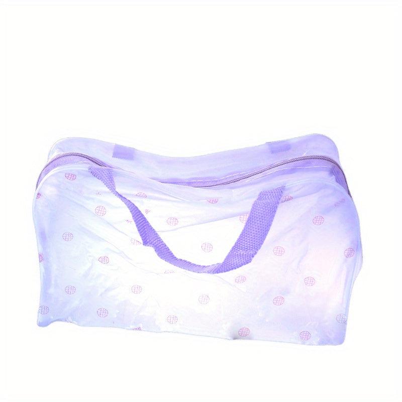Waterproof Flower Pattern Toiletry Bag Portable Cosmetic Makeup Organizer