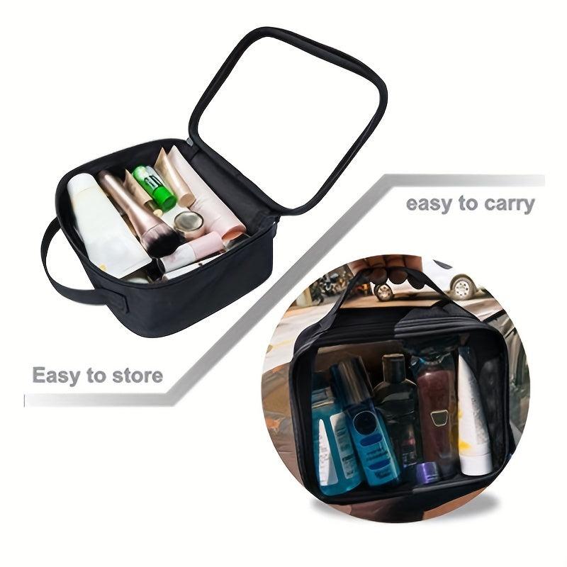Transparent Cosmetic Zipper Bag Lightweight Organizer Toiletry Wash Bag