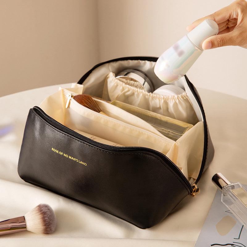 Waterproof Travel Cosmetic Bag Makeup Brush Storage Portable Zipper Toiletry