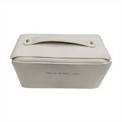 Women's Zipper Cosmetic Bag Faux Leather Makeup Organizer
