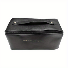Women's Zipper Cosmetic Bag Faux Leather Makeup Organizer