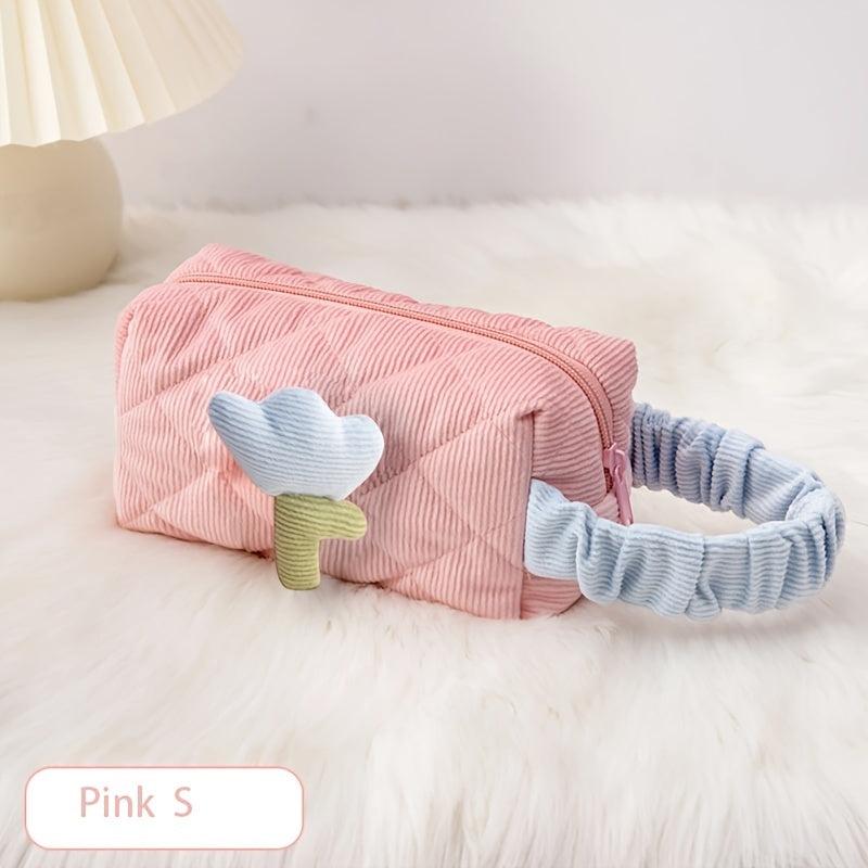 Zipper Cosmetic Bag Makeup Organizer Toiletry Wash Bag