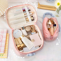Zipper Cosmetic Bag Makeup Organizer Toiletry Wash Bag