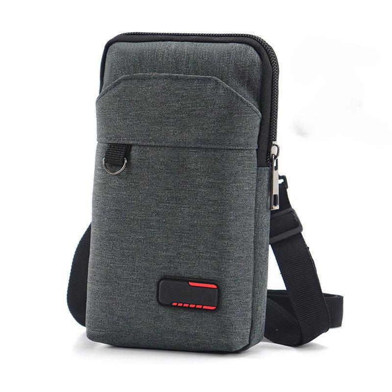 Men's Crossbody Bag Phone Pouch Card Holder Diagonal Shoulder Outdoor Sports