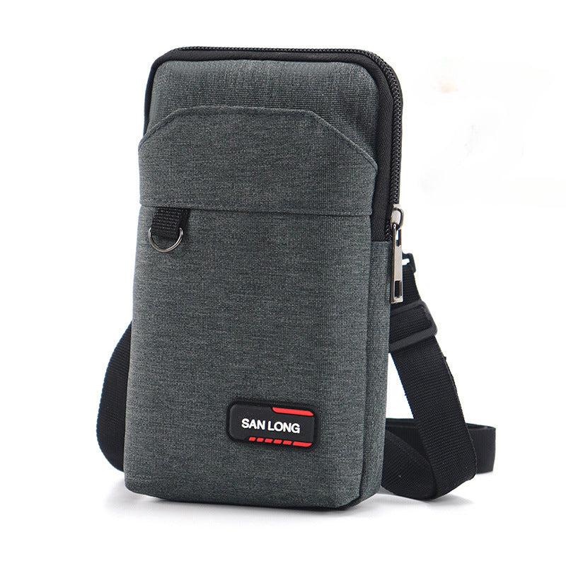 Men's Crossbody Bag Phone Pouch Card Holder Diagonal Shoulder Outdoor Sports