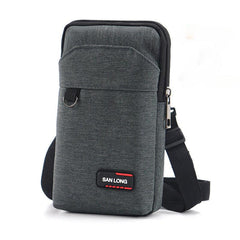 Men's Crossbody Bag Phone Pouch Card Holder Diagonal Shoulder Outdoor Sports