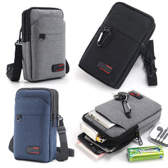 Men's Crossbody Bag Phone Pouch Card Holder Diagonal Shoulder Outdoor Sports