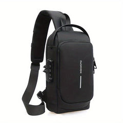 Anti-theft Motorcycle Chest Bag Nylon Men's Shoulder Bag