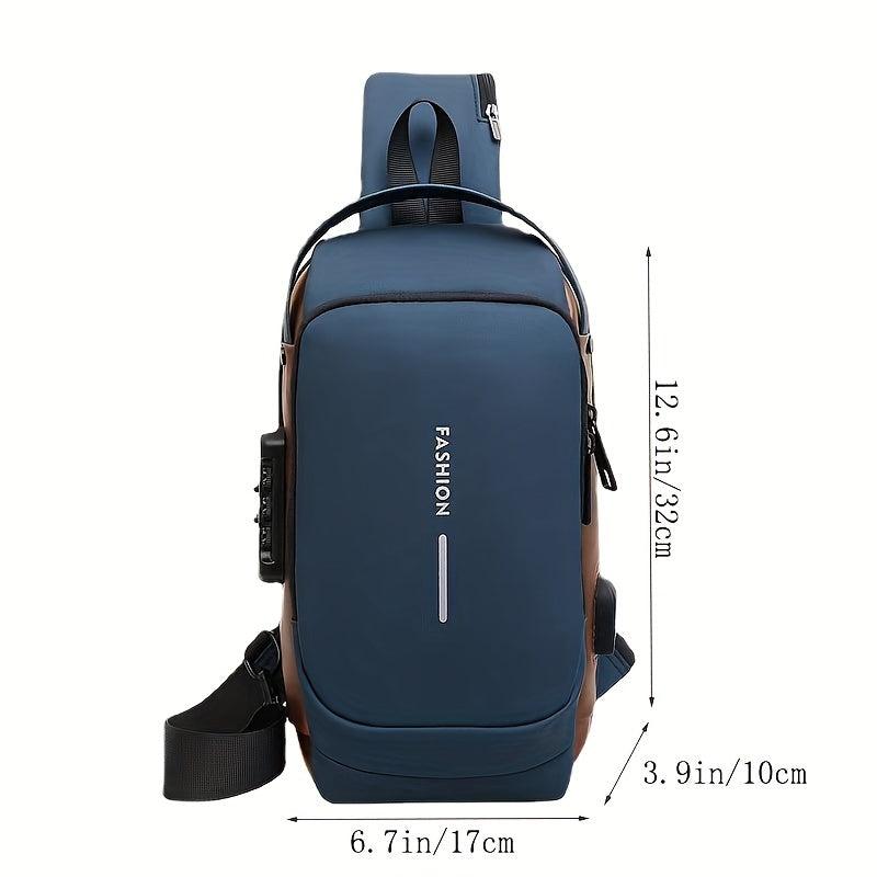 Anti-theft Motorcycle Chest Bag Nylon Men's Shoulder Bag