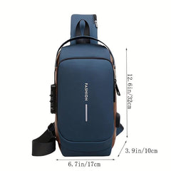 Anti-theft Motorcycle Chest Bag Nylon Men's Shoulder Bag