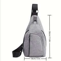 Nylon Waterproof Crossbody Chest Bag For Outdoor Sports Travel