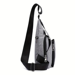 Nylon Waterproof Crossbody Chest Bag For Outdoor Sports Travel