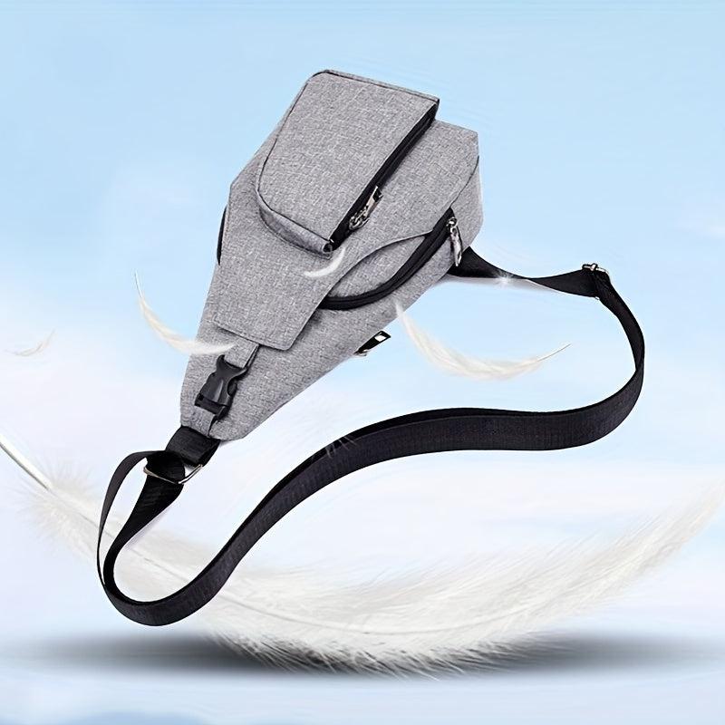 Nylon Waterproof Crossbody Chest Bag For Outdoor Sports Travel