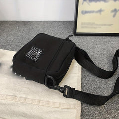 Canvas Square Shoulder Bag Small Satchel Bag