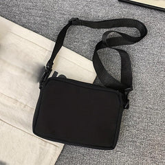 Canvas Square Shoulder Bag Small Satchel Bag