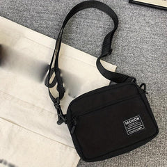 Canvas Square Shoulder Bag Small Satchel Bag