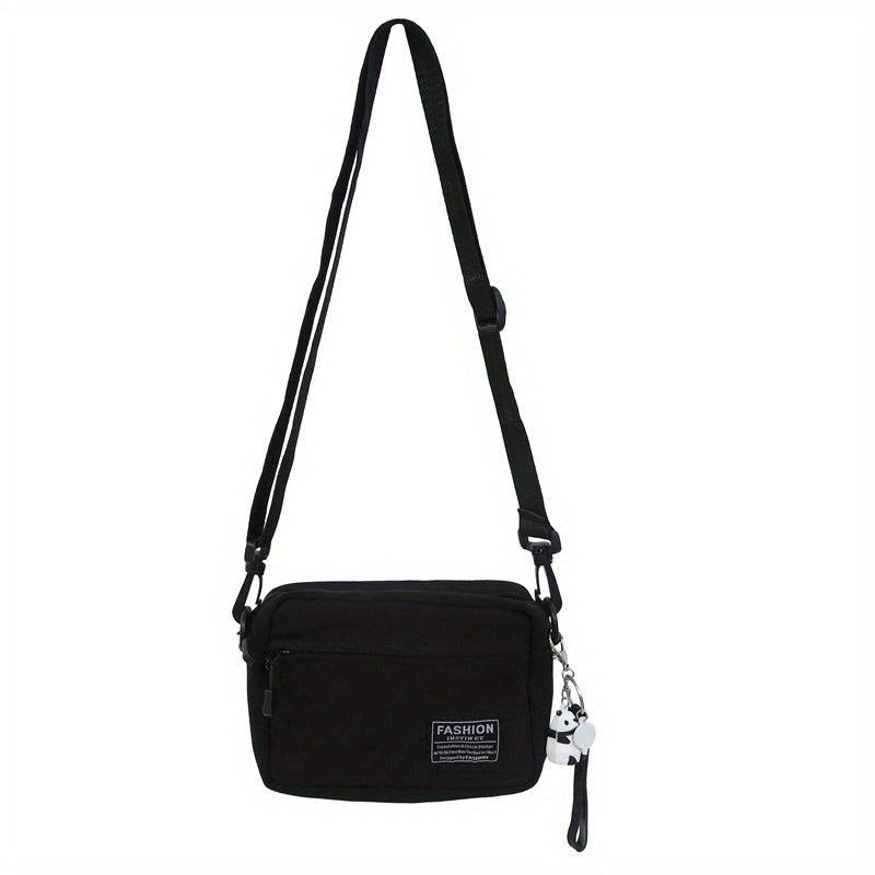 Canvas Square Shoulder Bag Small Satchel Bag