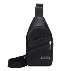 Men's PU Leather Chest Bag