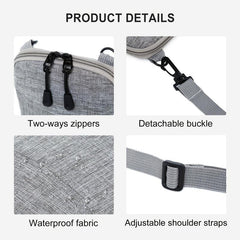 Men's Small Crossbody Bag Mini Messenger Shoulder Bag