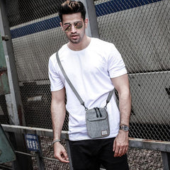 Men's Small Crossbody Bag Mini Messenger Shoulder Bag
