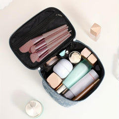 Floral Cosmetic Bag Lightweight Portable Storage for Women