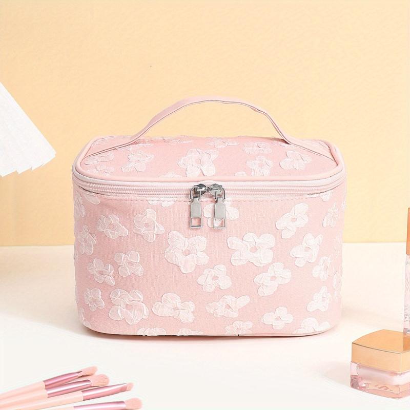 Floral Cosmetic Bag Lightweight Portable Storage for Women