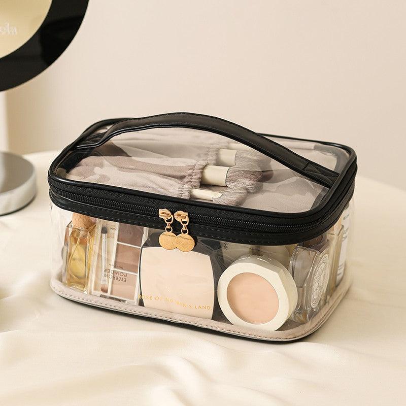 Transparent Makeup Handbag Portable Waterproof Cosmetic Bag