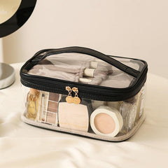 Transparent Makeup Handbag Portable Waterproof Cosmetic Bag