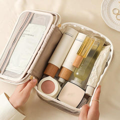 Transparent Makeup Handbag Portable Waterproof Cosmetic Bag
