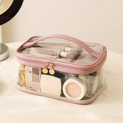 Transparent Makeup Handbag Portable Waterproof Cosmetic Bag