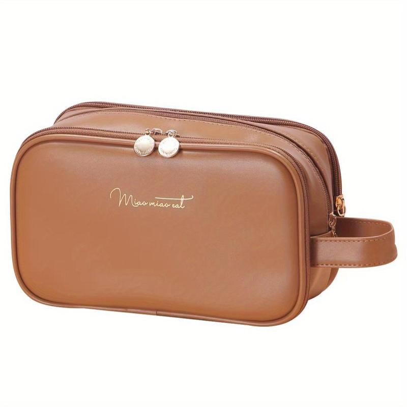 Minimalist Makeup Zipper Bag Women's Travel Toiletry Wash Bag
