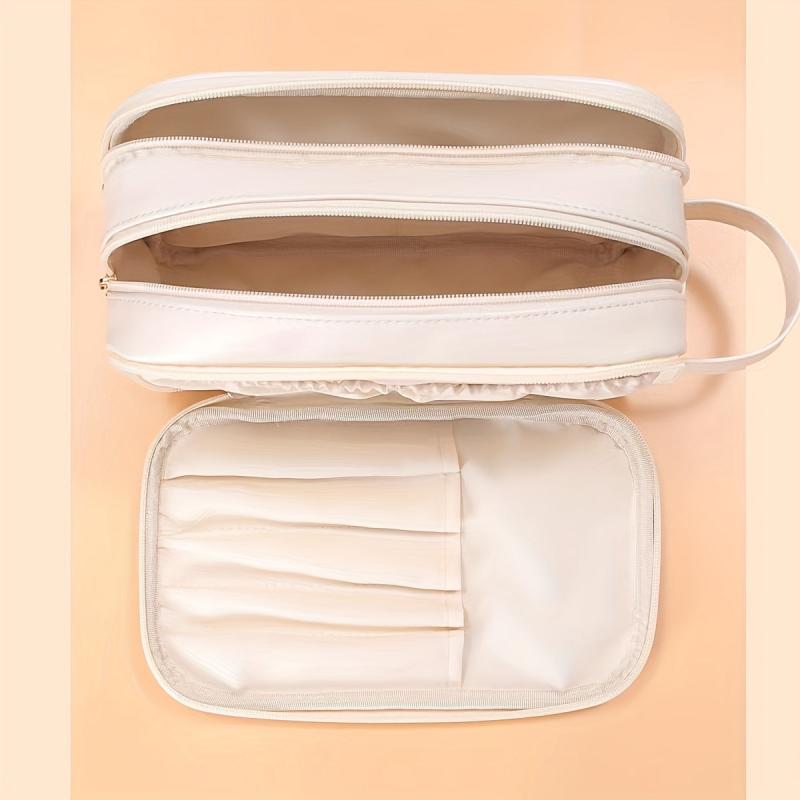 Minimalist Makeup Zipper Bag Women's Travel Toiletry Wash Bag