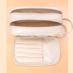 Minimalist Makeup Zipper Bag Women's Travel Toiletry Wash Bag