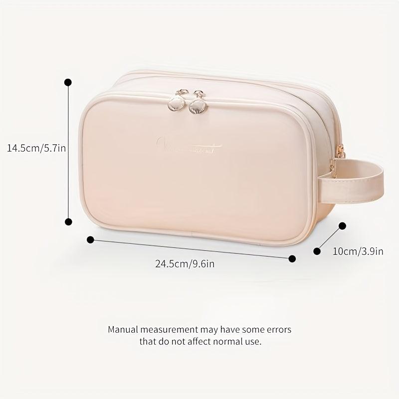Minimalist Makeup Zipper Bag Women's Travel Toiletry Wash Bag
