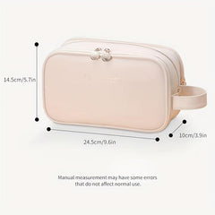 Minimalist Makeup Zipper Bag Women's Travel Toiletry Wash Bag