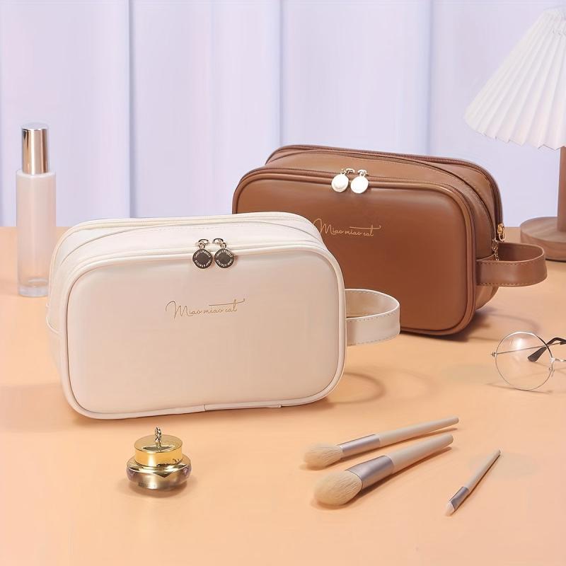 Minimalist Makeup Zipper Bag Women's Travel Toiletry Wash Bag