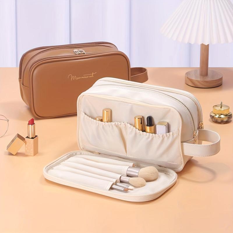 Minimalist Makeup Zipper Bag Women's Travel Toiletry Wash Bag