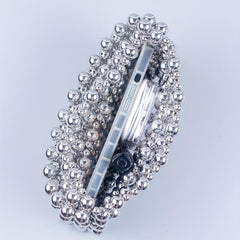Acrylic Beaded Metallic Evening Bag Versatile Tote Bag For Women