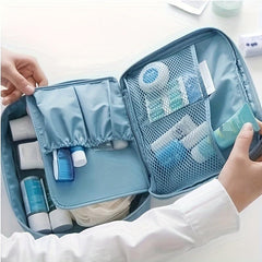 Pattern Makeup Zipper Bag Cosmetic Organzier Travel Wash Bag
