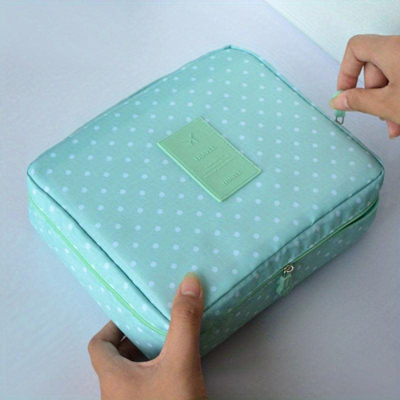 Pattern Makeup Zipper Bag Cosmetic Organzier Travel Wash Bag