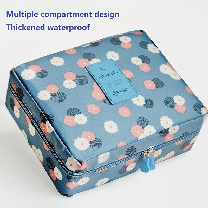 Pattern Makeup Zipper Bag Cosmetic Organzier Travel Wash Bag