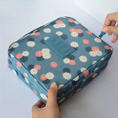 Pattern Makeup Zipper Bag Cosmetic Organzier Travel Wash Bag