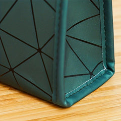 Geometric Pattern Makeup Zipper Bag Lightweight Cosmetic Bag