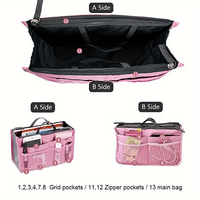 Portable Travel Cosmetic Bag Large Capacity Makeup Organizer