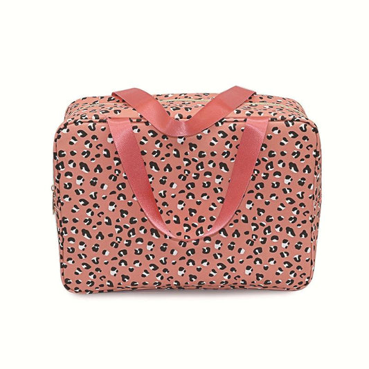 Leopard Print Makeup Bag Waterproof Toiletries Bag