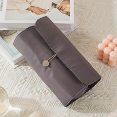 Large Capacity Travel Cosmetic Bag Roll up Makeup Brushes Organizer